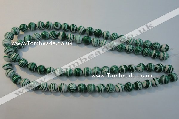 CTU2043 15.5 inches 10mm round synthetic turquoise beads