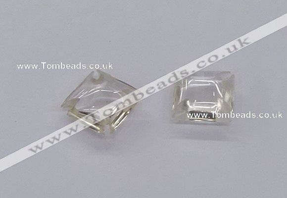 NGC1802 20*20mm diamond white crystal connectors wholesale