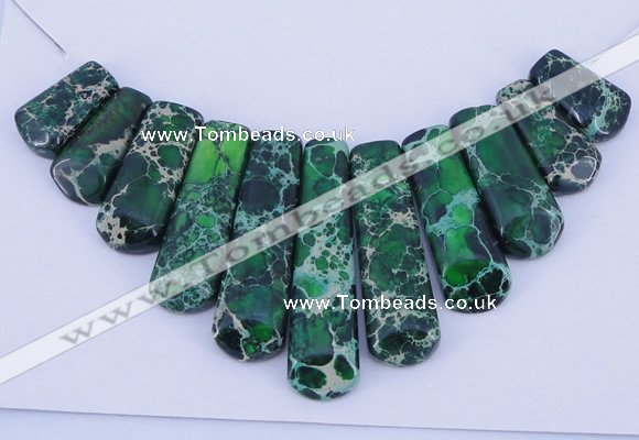 NGP103 Dyed imperial jasper gemstone pendants set jewelry wholesale