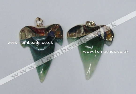 NGP1591 32*42mm - 35*45mm agate gemstone pendants